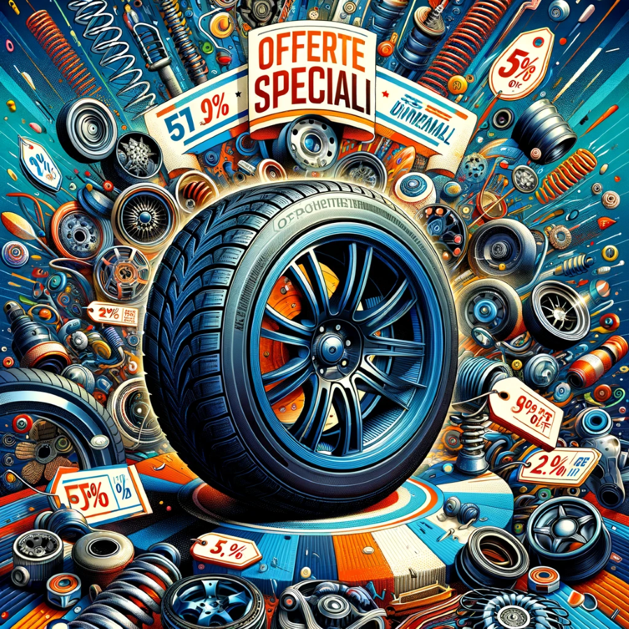 Scopri le nostre Offerte Speciali su una vasta gamma di pneumatici e servizi, disponibili ora a prezzi scontati. Visita Zelocchi Gomme per dettagli.